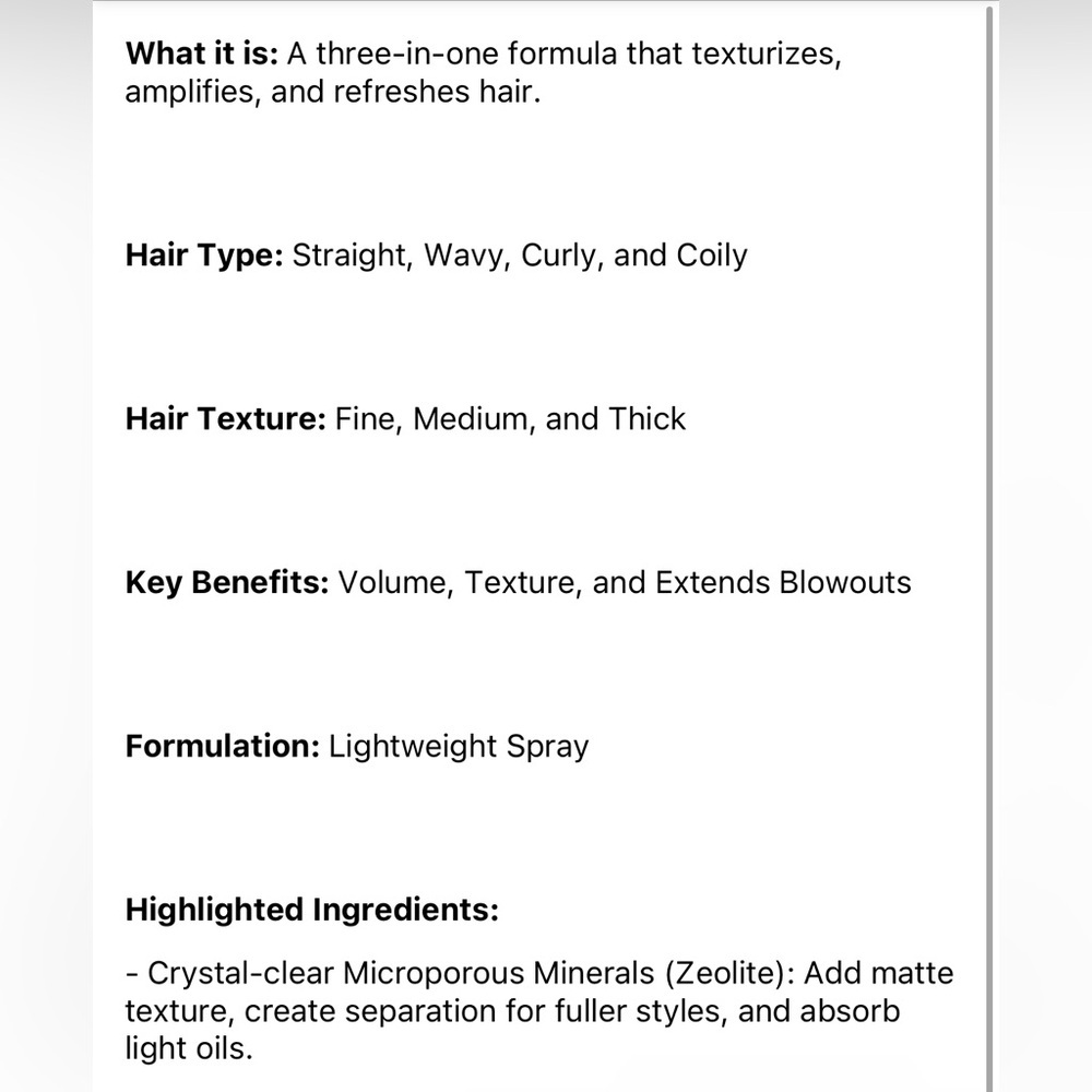 🌿 DRYBAR Triple Sec 3-in-1 Finishing Spray - Blanc Scent - Picture 6 of 6